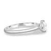 River - East West Marquise Solitaire - 18k White Gold