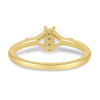Monica - Trilliant Cut Fashion Ring - 9k Yellow Gold