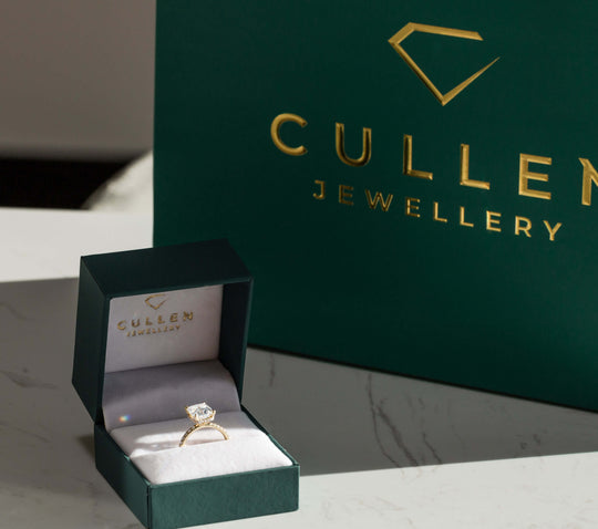 Cullen Jewellery ring in a ring box