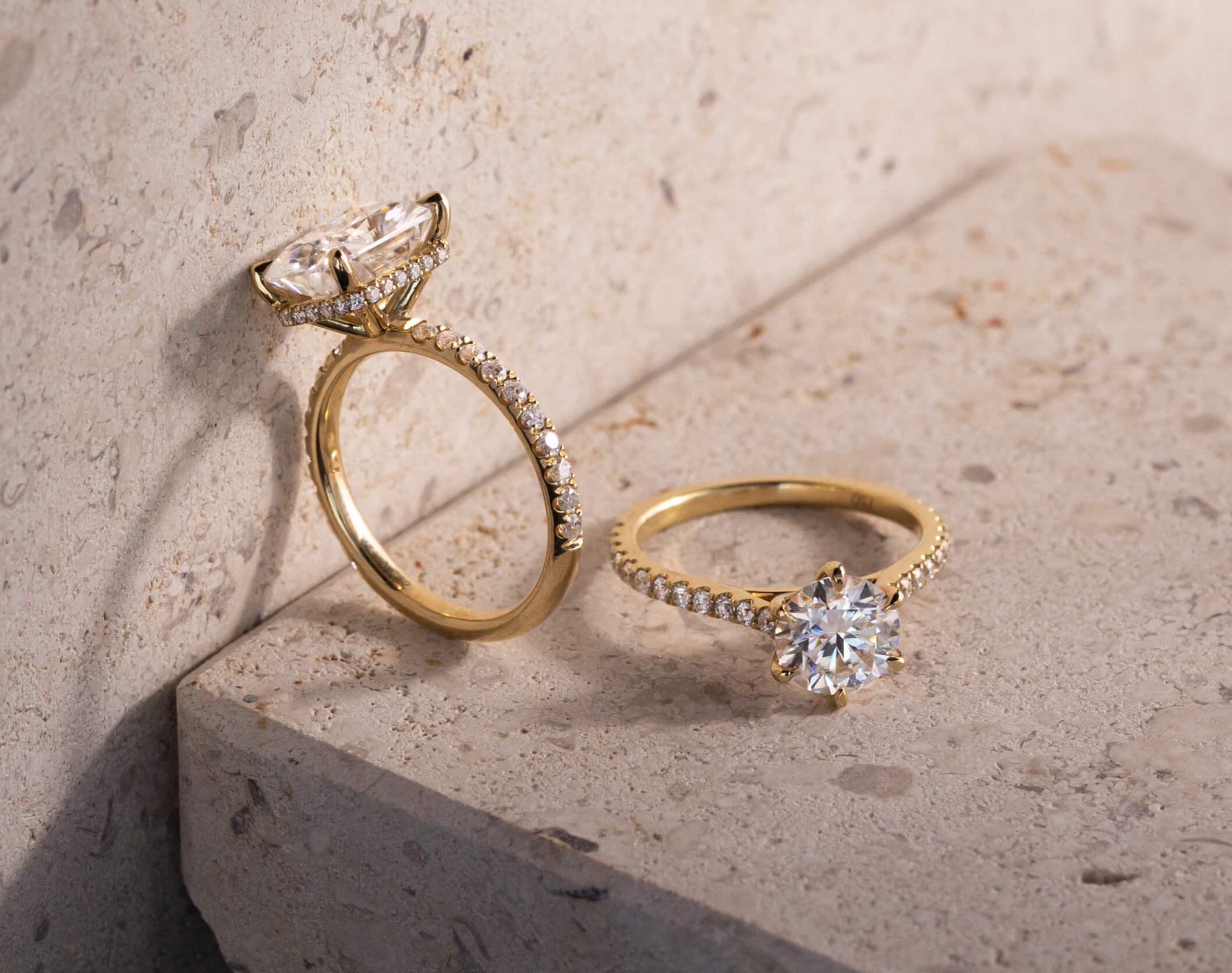 Two Cullen Jewellery Engagement Rings