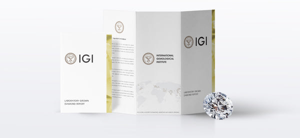 Photograph of IGI Certificate