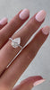 Jordanna – 5 Claw Pear Pavé Solitaire with Hidden Halo Lifestyle Image