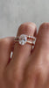 Athena - Double Band Oval Solitaire Lifestyle Image