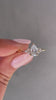 Brooke – 3 Claw Pear Solitaire with Accent Stones Lifestyle Image
