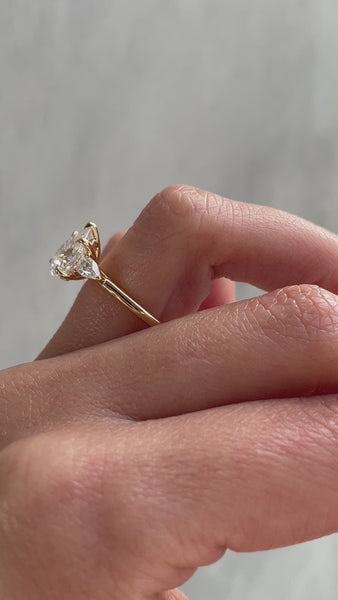 Nouveau Pear Cut Diamond Ring – Harold Stevens