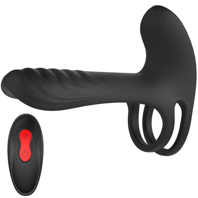 YoYoLemon Vibrating Penis Ring with Double Ring, Cock Ring with Dual  Vibrator for G-Spot and Clitoris for Couples, Adult Sex Toys, YoYoLemon