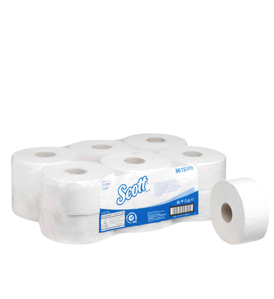 Papel Hig. Scott Jumbo 200M - 12 R