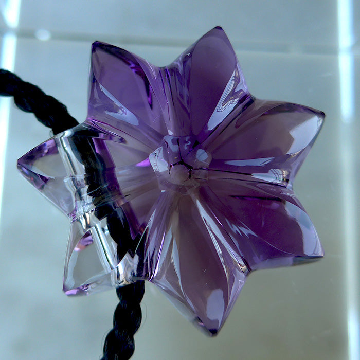 Bolivian Ametrine Flower of Isis Pendant by Lawrence Stoller