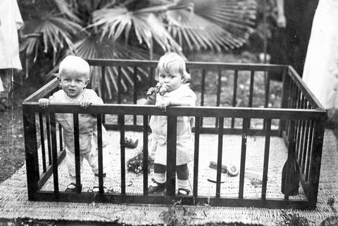 Children in Playpen in Israel, 1918, Courtesy Wikimedia