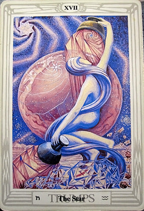 Tarot Trump XVII, The Star, Thoth Tarot