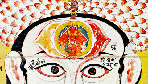 Third Eye Chakra, Illustration, Rajasthan, 17th Century