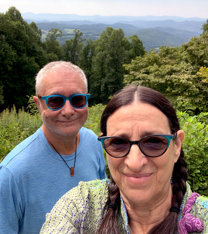 Curtis and Jane, Blue Ridge Parkway, Philip's Gap, North Carolina, July 2022