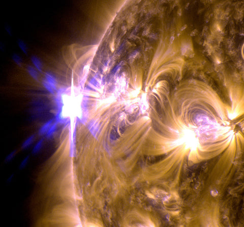 X1.7 Class Solar Flare, Courtesy NASA, via Wikimedia Commongs