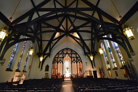 Interior of Christ's Church Cathedral, Indianapolis, Indiana, courtesy Wikimedia