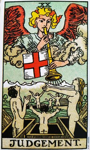 Tarot Trump XX, Judgement, Waite Tarot