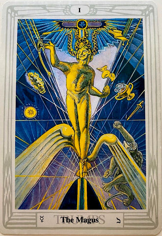 Trump Tarot 1, The Magician, Thoth Tarot Deck