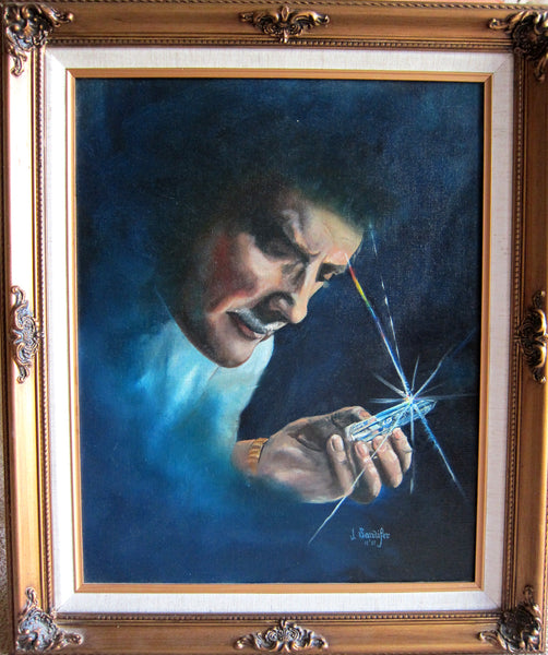 Oil Painting of Marcel Vogel from his estate, collection of Satya Center