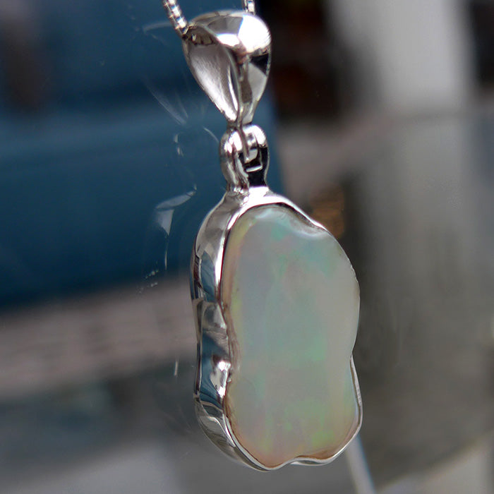 Freeform Ethiopian Opal Pendant