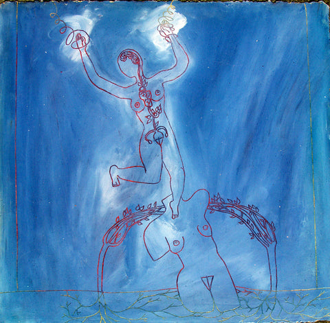 Parthenos Genesis, Magic Lantern Drawing by Jane Sherry