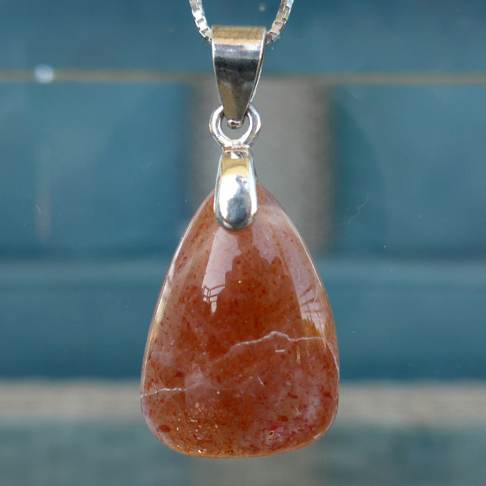 Sunstone Teardrop Pendant