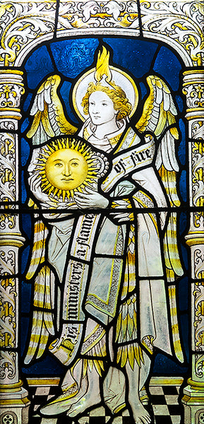 Archangel Uriel Stained Glass Window