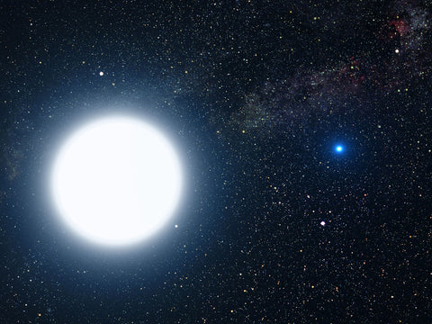 Sirius A and Sirius B NASA, ESA and G. Bacon (STScI), Public domain, via Wikimedia Commons