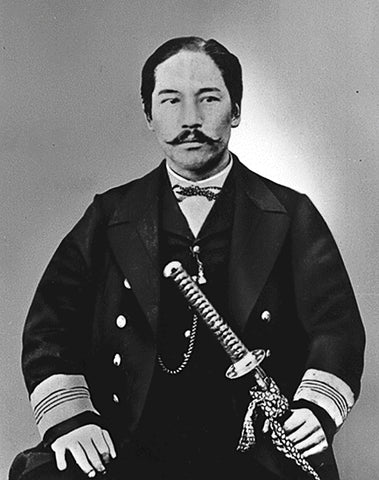  Japanese Admiral Takeaki Enomoto (1836–1908), a Hatamoto of the late Endo Period, Wikimedia