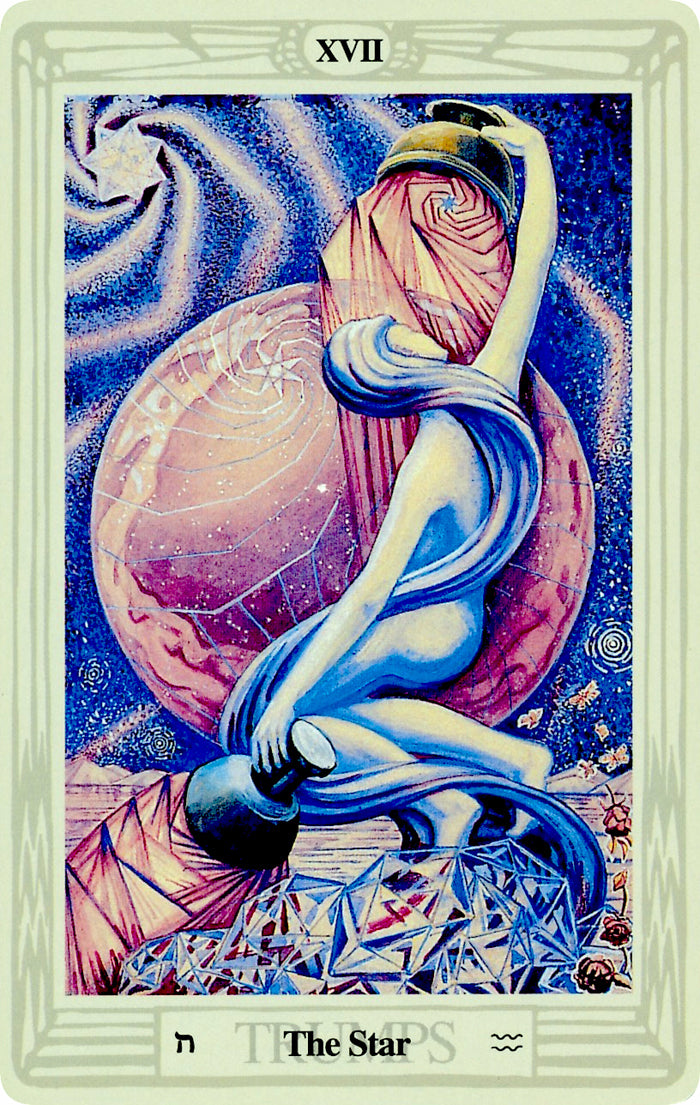 Tarot Trump XVII, The Star, Thoth Tarot