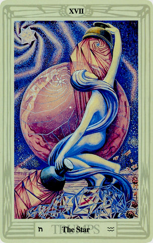 Tarot Trump XVII, The Star, Thoth Tarot Deck