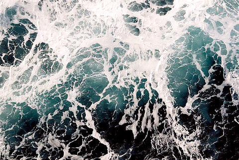 Turbulent Sea and Sea Foam, courtesy Wikimedia