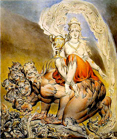 Whore of Babylon, by William Blake