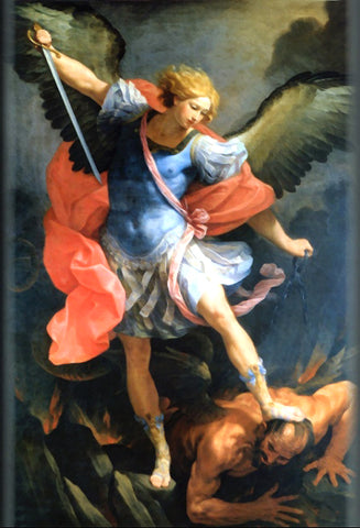 Archangel Michael, Painting by Reni