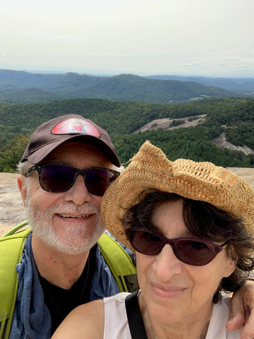 Curtis and Jane Selfie, Stone Mountain Summit, North Carolina