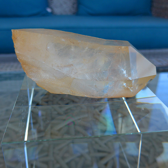 Curved Golden Lemurian Wand