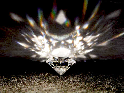Diamond with Reflections