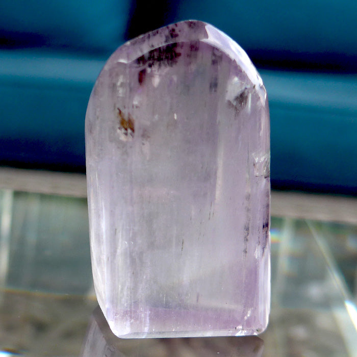 Gorgeous Polished Violet Pink Luminous Kunzite Gem