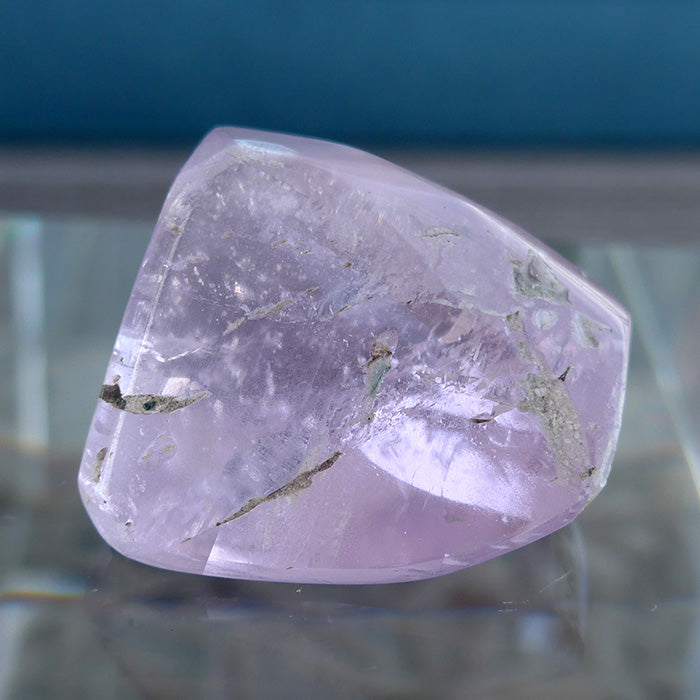 Gorgeous Violet Pink Polished Kunzite Nugget