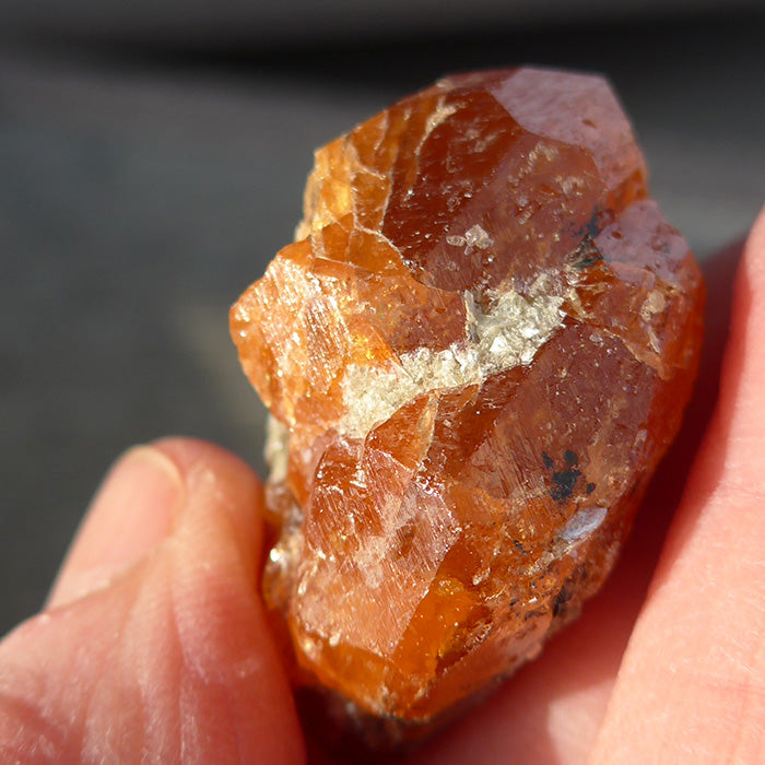 AAA Magical Orange Spessartine Garnet Multipoint Gems in Matrix