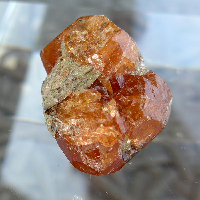 AAA Magical Orange Spessartine Garnet Multipoint Gems in Matrix