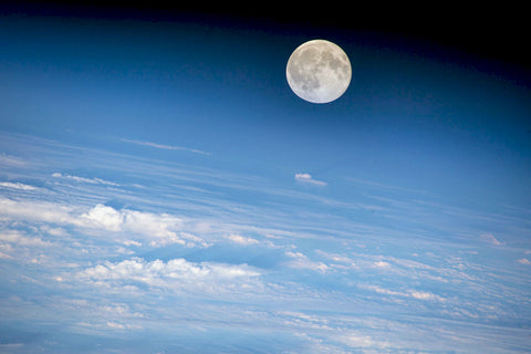 The Moon -- A view From Beyond the Earth's Atmosphere, courtesy NASA, public domain