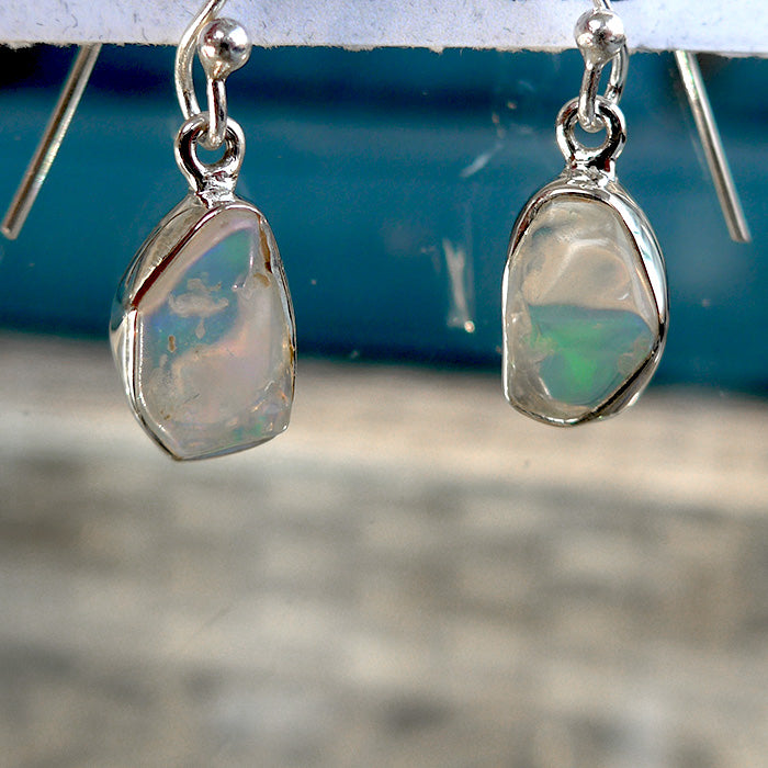 Petite Opal Hanging Earrings