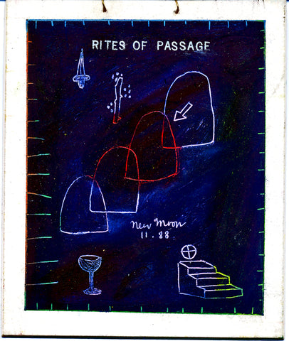 Rites of Passage, by Magic Lantern Drawing by Jane Sherry