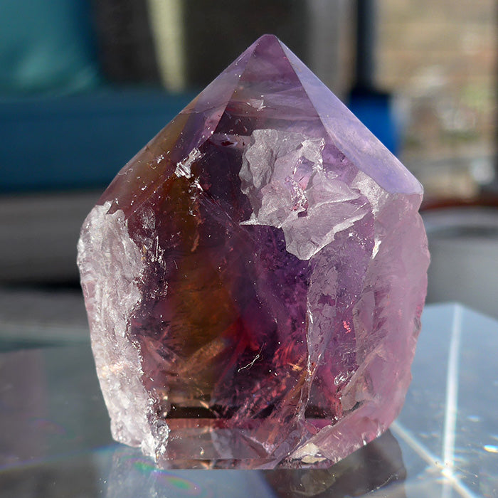 Small Ametrine Semi Polished Standing Point