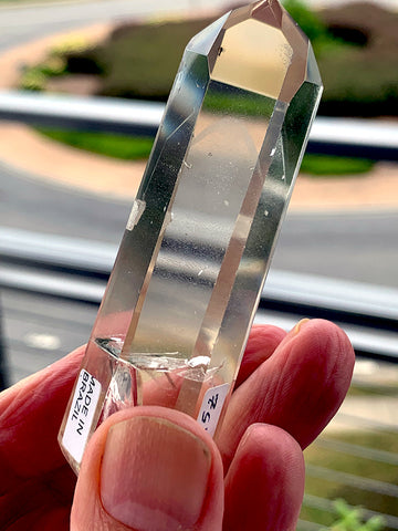 Polished Ultra Clear Phantom Isis Channeling Altar, courtesy Satya Center