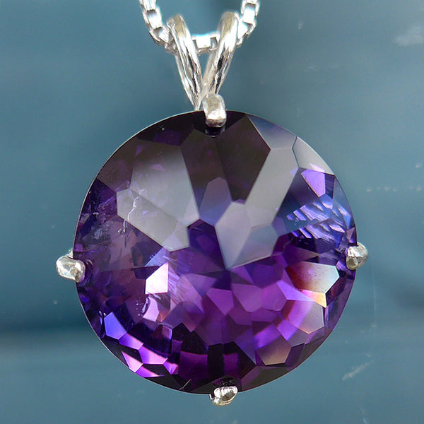 Amethyst Angelic Star Pendant