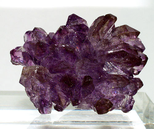 Giant Amethyst Flower with Rosy Hematite Tips