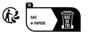 FR IT Padlock in bag recycling information