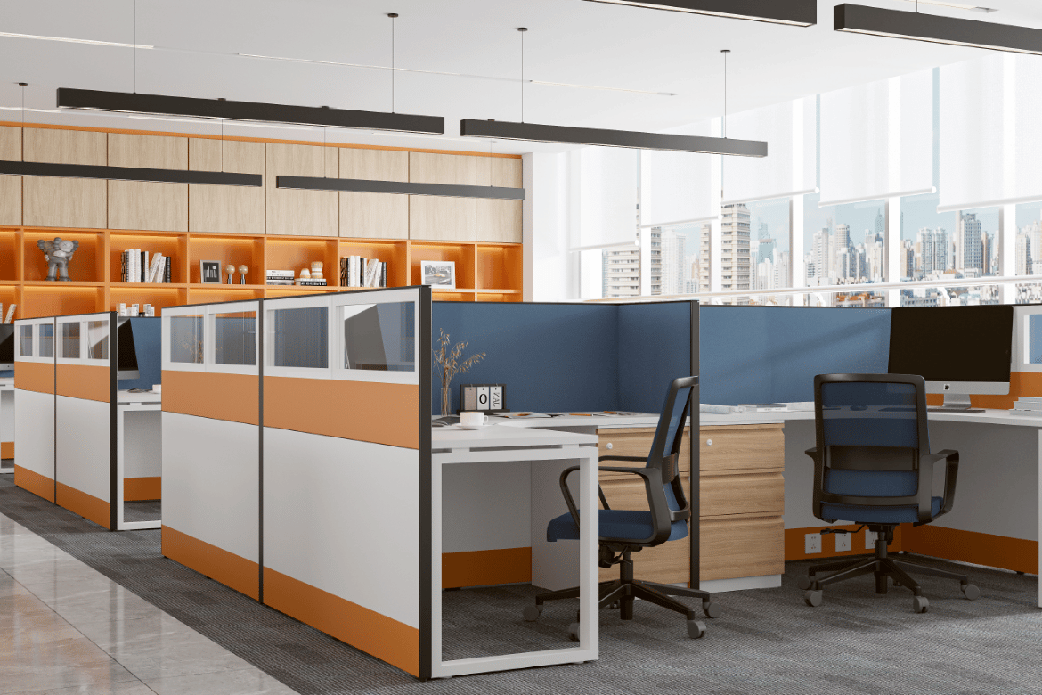 Modern office cubicle design