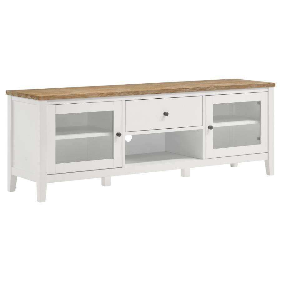 White 3-Piece Hollis TV Stand Entertainment Center