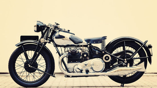 Vintage British motorcycle